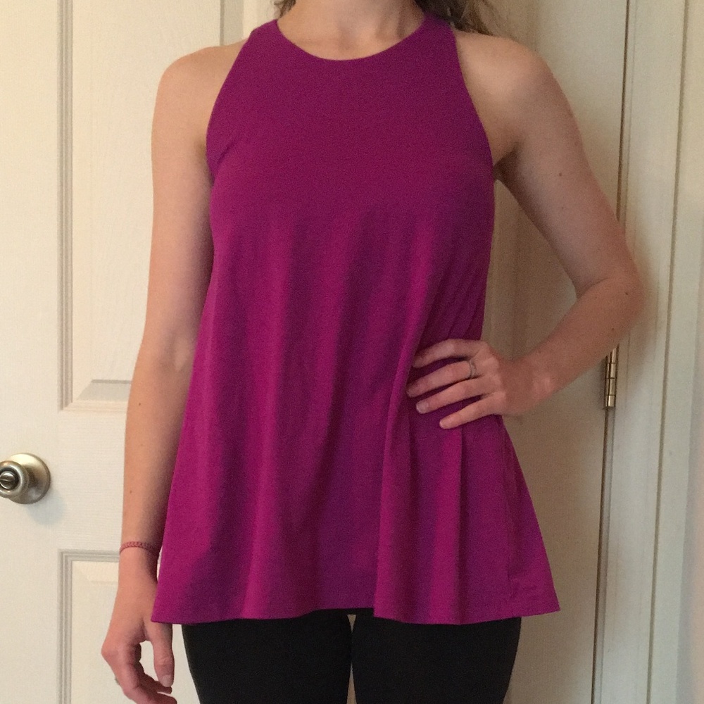 Racerback Magenta Tank
